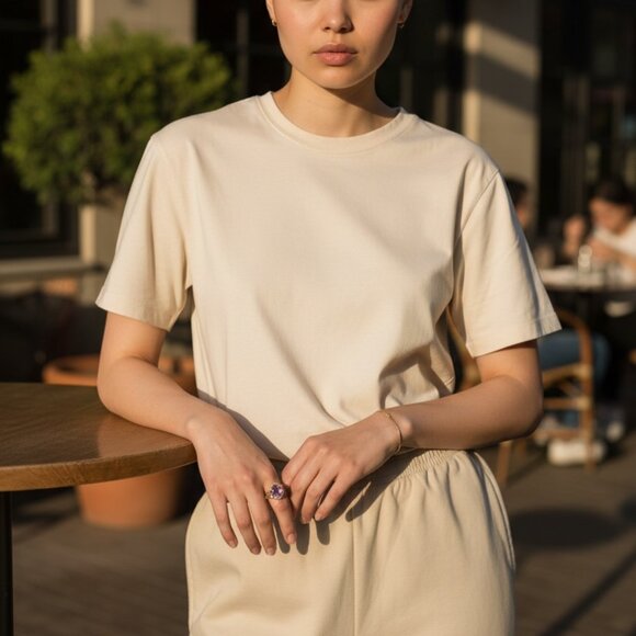 Le Vian 14k Strawberry Rose Gold Amethyst Chocolate Vanilla Diamond Ring Size 5 - Picture 8 of 8